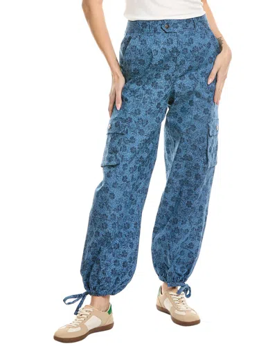 CINQ À SEPT CINQ À SEPT DENIM FLORAL ZOLA PANT
