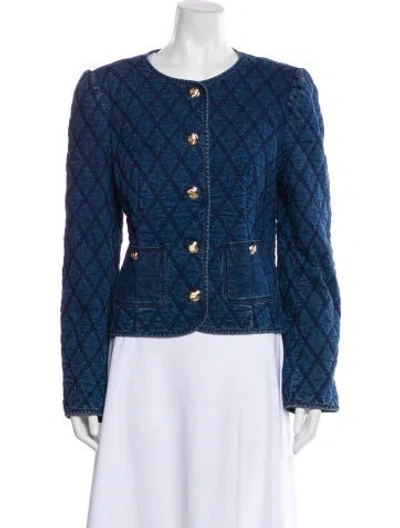 Pre-owned Cinq À Sept Denim Jacket In Blue