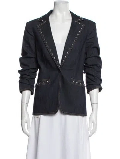 Pre-owned Cinq À Sept Denim Jacket In Blue