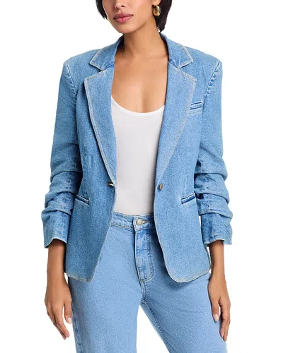 Cinq À Sept Cinq A Sept Denim Khloe Blazer In Blue