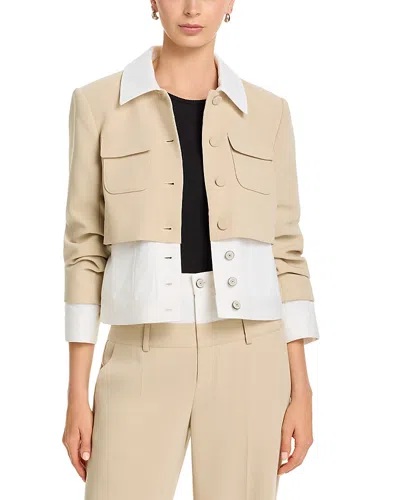 Cinq À Sept Cinq A Sept Denim Lorraine Jacket In Neutral