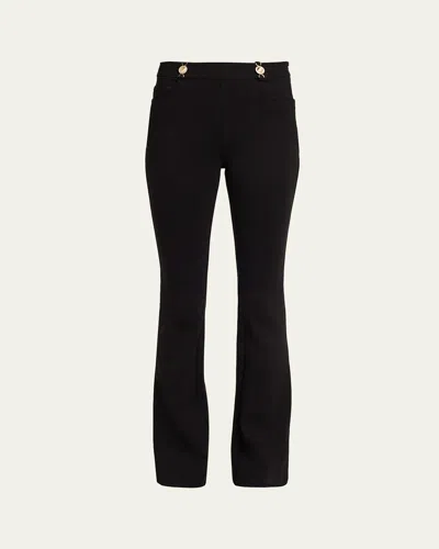 Cinq À Sept Devin Ponte Pants In Black