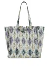 Cinq À Sept Diamond-jacquard-pattern Tote Bag In Green