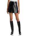Cinq À Sept Cinq A Sept Diane Faux Leather Skirt In Black