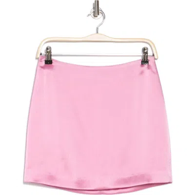 Cinq À Sept Doris Satin Miniskirt In Primrose