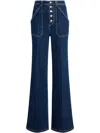 Cinq À Sept Benji Tailored Jeans In Blue