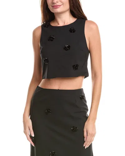 Cinq À Sept Dot Abbie Top In Black