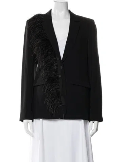Pre-owned Cinq À Sept Down Jacket In Black