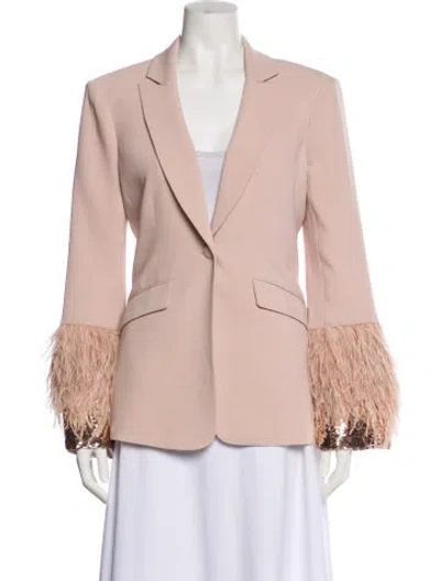 Pre-owned Cinq À Sept Down Jacket In Pink