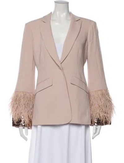 Pre-owned Cinq À Sept Down Jacket In Pink