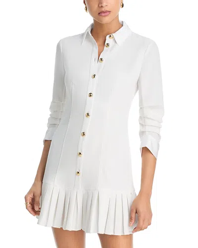 Cinq À Sept Cinq A Sept Drapey Crepe Lucilla Dress In White