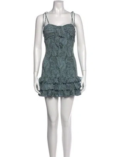 Pre-owned Cinq À Sept Dress In Blue
