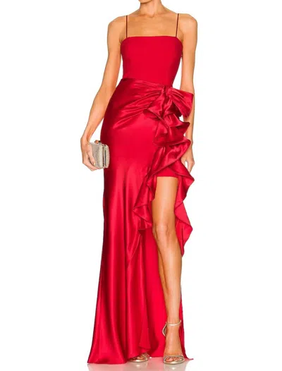 Cinq À Sept Drina Gown In Red