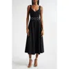 Cinq À Sept Eden Embellished A-line Midi Dress