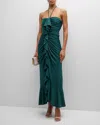 Cinq À Sept Cinq A Sept Eilis Dress In Green Onyx
