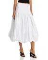 Cinq À Sept Pleated-gown Skirt In White