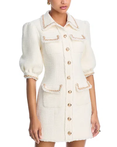 Cinq À Sept Cinq A Sept Embellished Mini Dress In White