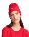 Cinq À Sept Cinq A Sept Embroidered Beanie In Candy Apple