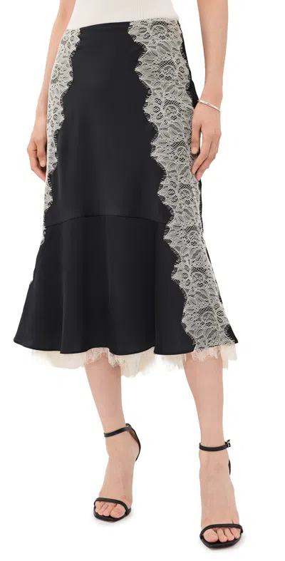 Cinq À Sept Cinq A Sept Esme Satin Liore Skirt In Multi