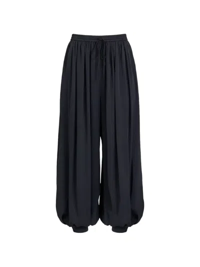 Cinq À Sept Esme Satin Trousers In Black