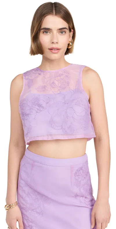 Cinq À Sept Etta Top Lilac