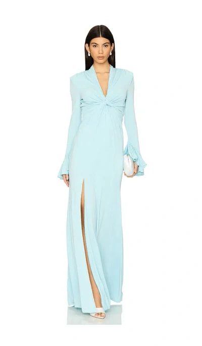 Cinq À Sept Evelyn Dress In Morning Sky