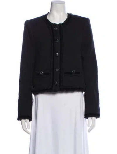 Pre-owned Cinq À Sept Evening Jacket In Black