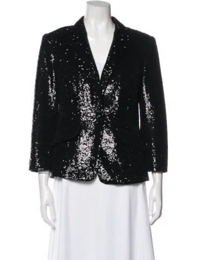 Pre-owned Cinq À Sept Evening Jacket In Black