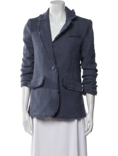 Pre-owned Cinq À Sept Evening Jacket In Blue