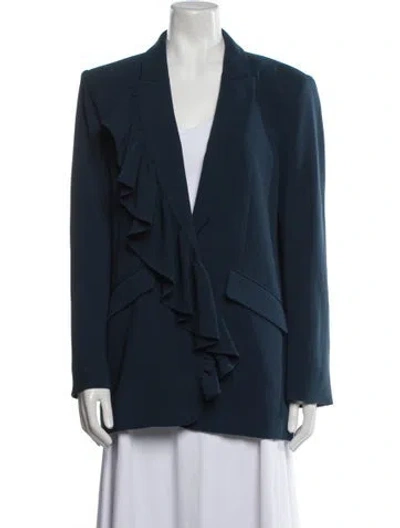 Pre-owned Cinq À Sept Evening Jacket In Blue