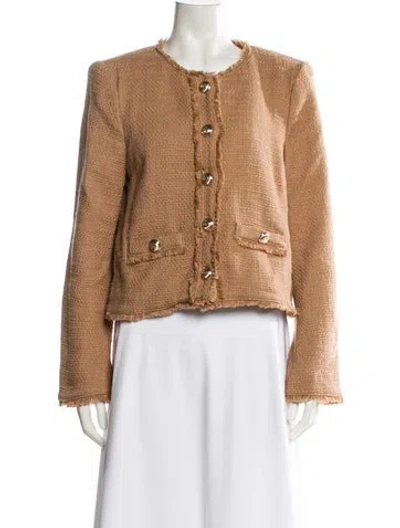 Pre-owned Cinq À Sept Evening Jacket In Brown