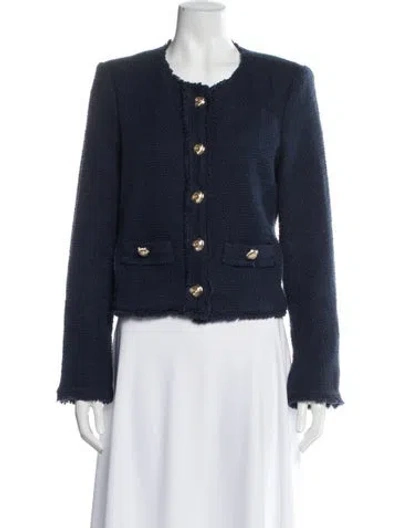 Pre-owned Cinq À Sept Evening Jacket In Gray