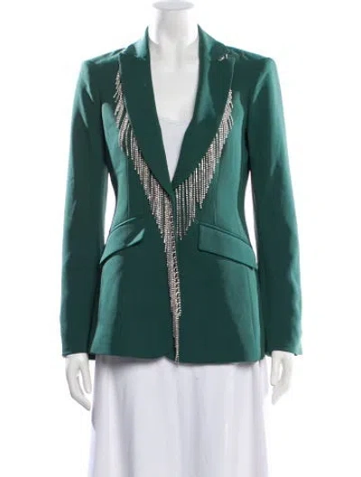 Pre-owned Cinq À Sept Evening Jacket In Green