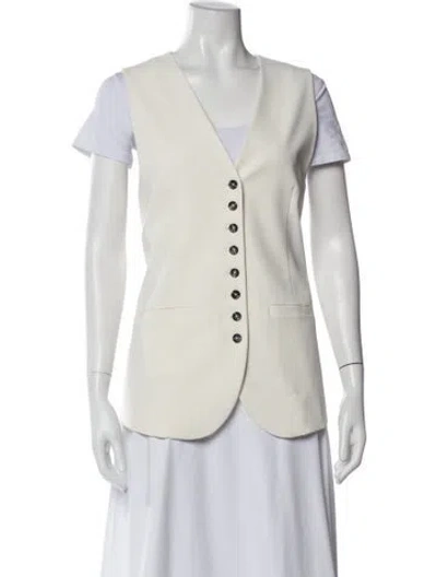 Pre-owned Cinq À Sept Evening Jacket In Neutral