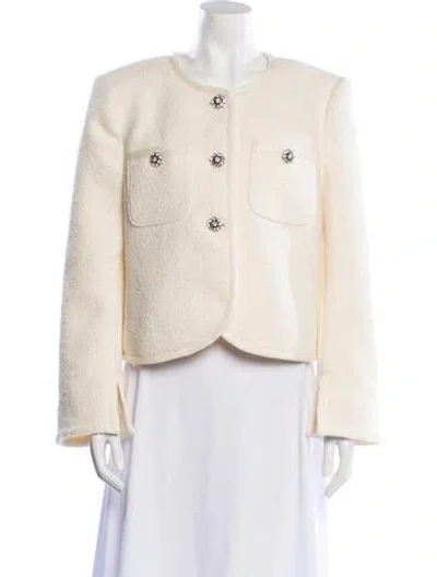 Pre-owned Cinq À Sept Evening Jacket W/ Tags In Neutral