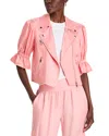 Cinq À Sept Cinq A Sept Everlee Jacket In Pink Poppy