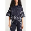 Cinq À Sept Cinq A Sept Mazie Eyelet Mandie Denim Jacket