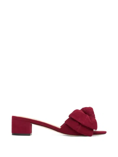Cinq À Sept Faith Bow-detail Sandals In Red