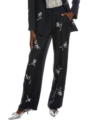 Cinq À Sept Cinq A Sept Falling Lilies Zinon Pant In Blue