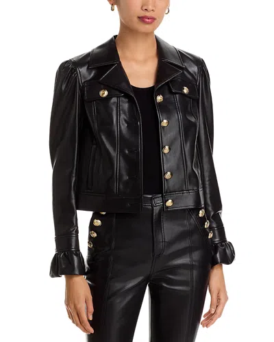 Cinq À Sept Cinq A Sept Faux Leather Deryn Jacket In Black