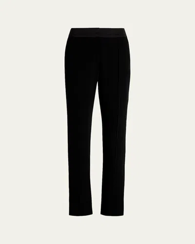 Cinq À Sept Finn Straight-leg Pants In Black