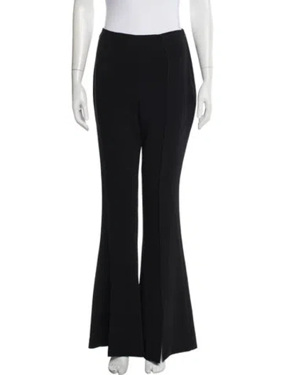Pre-owned Cinq À Sept Flared Pants In Black