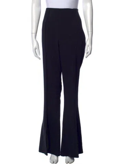 Pre-owned Cinq À Sept Flared Pants In Black