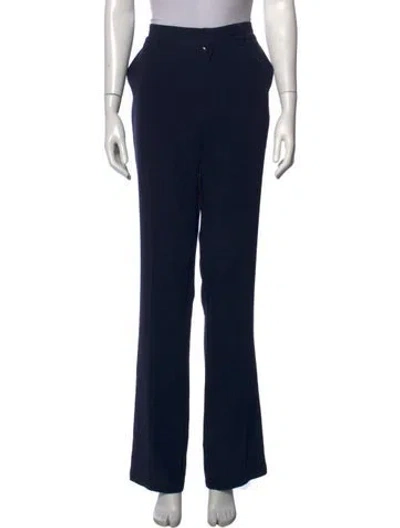 Pre-owned Cinq À Sept Flared Pants In Black