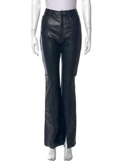 Pre-owned Cinq À Sept Flared Pants In Blue