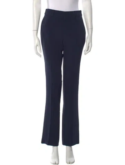Pre-owned Cinq À Sept Flared Pants In Blue