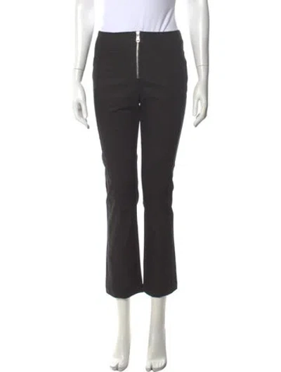 Pre-owned Cinq À Sept Flared Pants In Grey