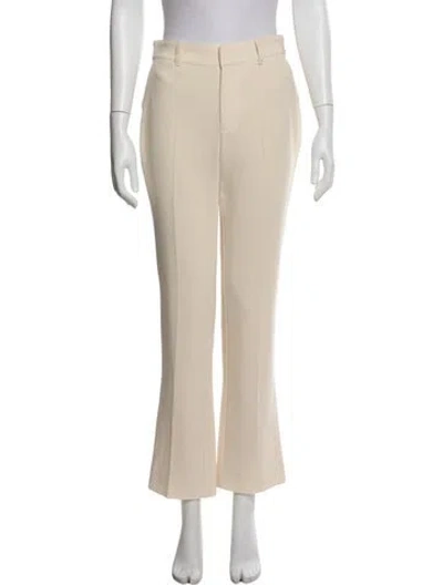 Pre-owned Cinq À Sept Flared Pants In Neutral
