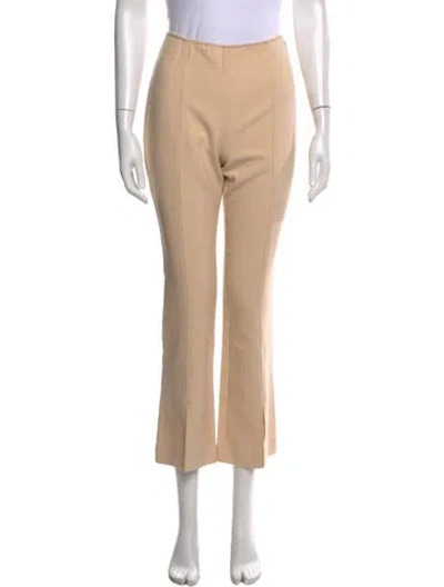Pre-owned Cinq À Sept Flared Pants In Neutral