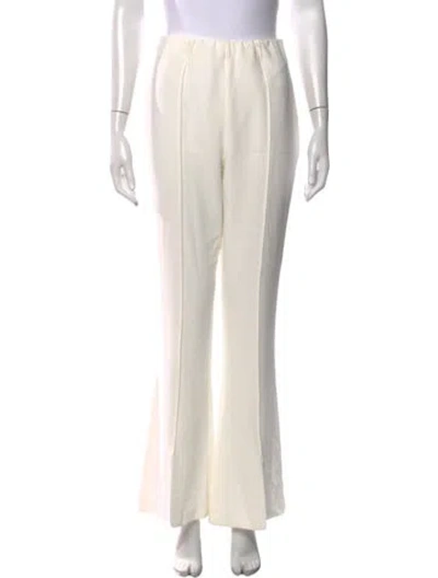 Pre-owned Cinq À Sept Flared Pants In Neutrals